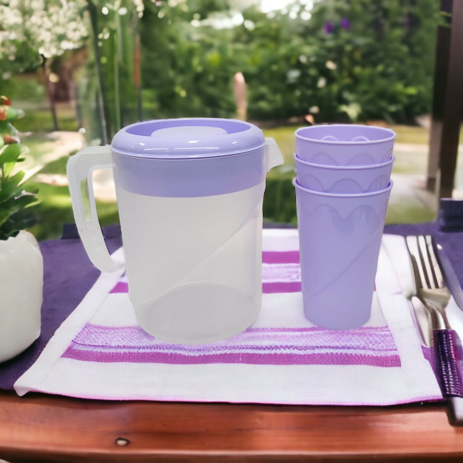 Set Jarra 1.75Lts + 3 Vasos 500cm VAIA 1 Un