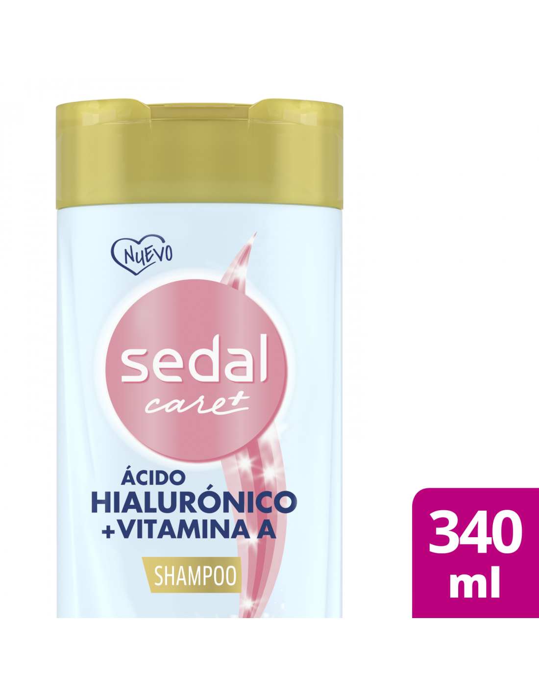 Shampoo Care+ Hialuronico +Vitamina A I Sedal 340 ml