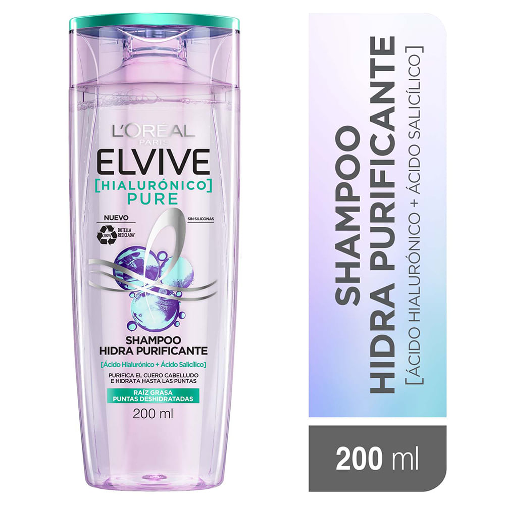 Shampoo Hialuronico Pure Elvive 200 ml