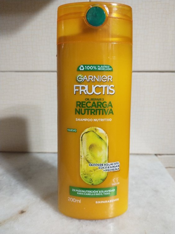 Shampoo Oil Repair 3 Recarga Nutritiva Fructis 200 ml