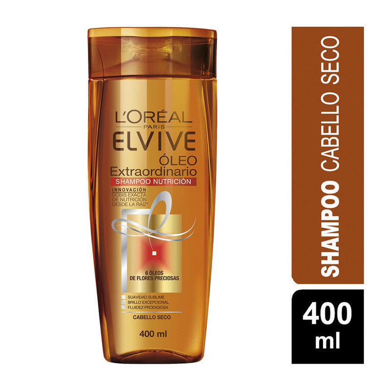 Shampoo Oleo Extraordinario Nutricion Elvive 400 ml