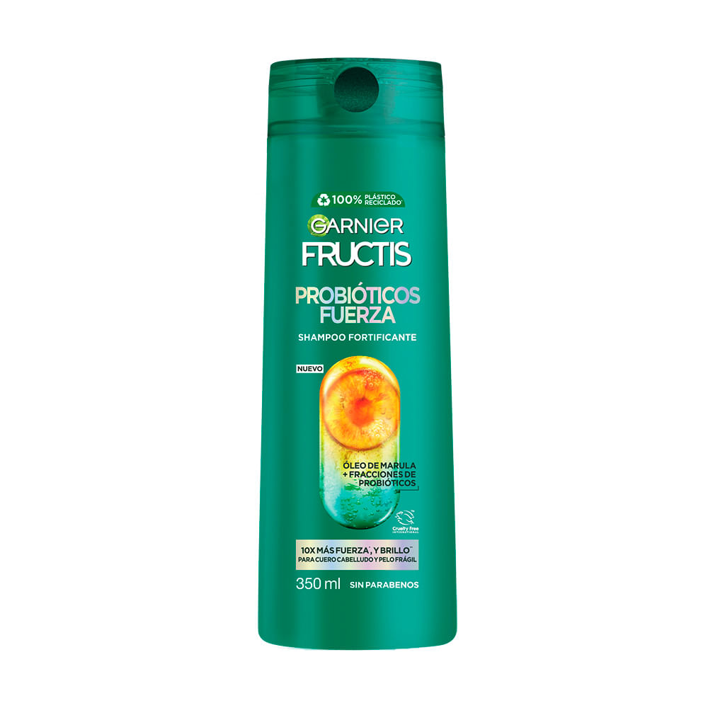 Shampoo Probioticos Fuerza Fructis 350 ml