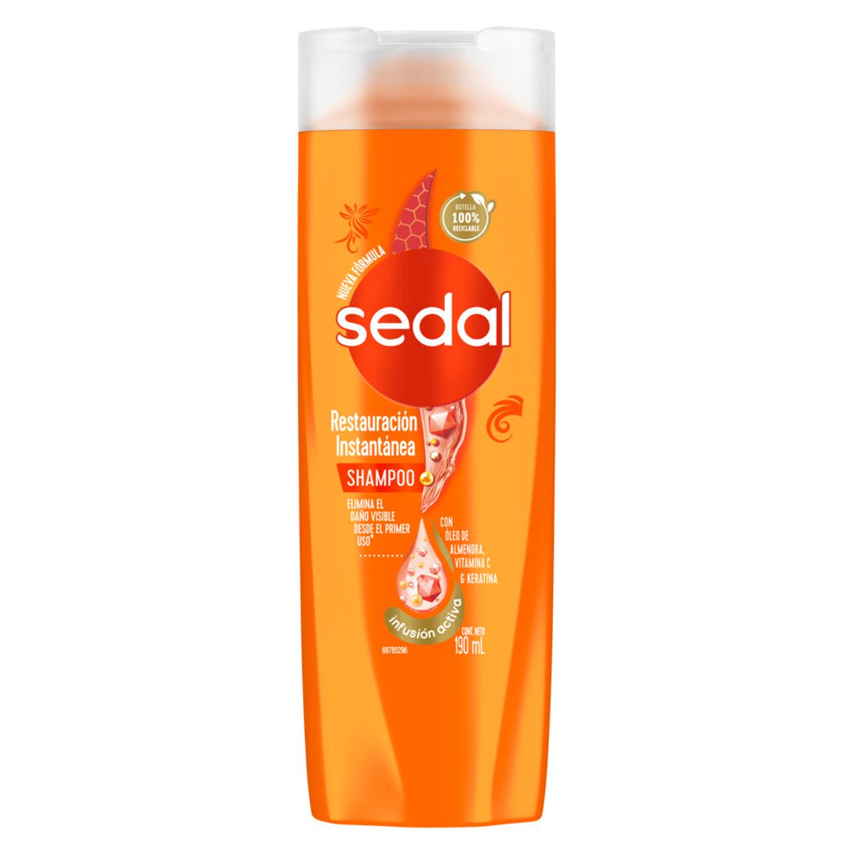 Shampoo Restauracion Instantenea Sedal 190 ml