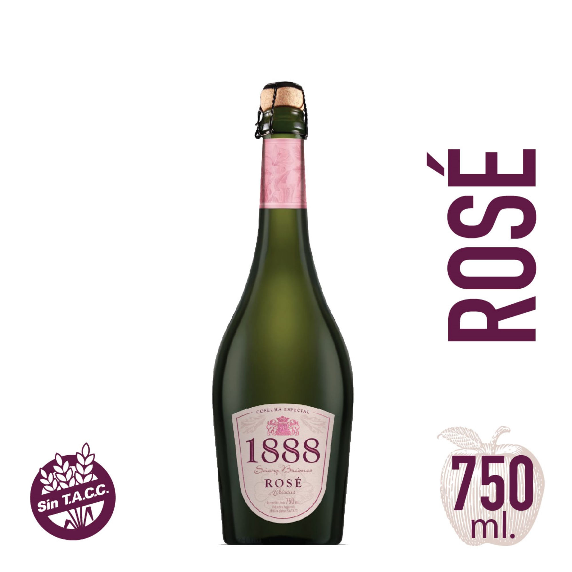 Sidra 1888 Rose Saenz Briones 500 ml