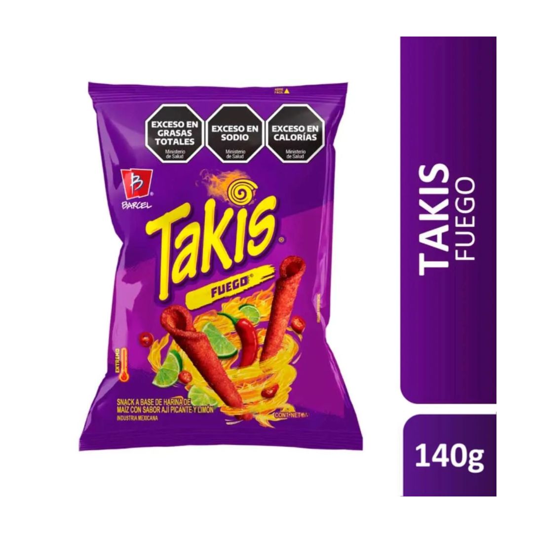 Snack Fuego Takis 140 Grs