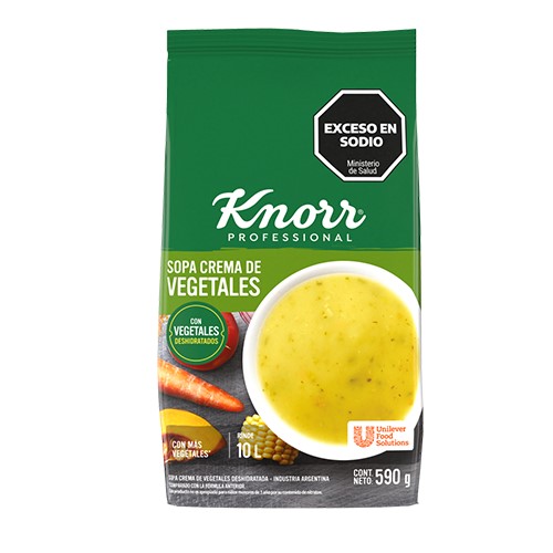 Sopa Crema Verduras 10L Knorr 590 Grs