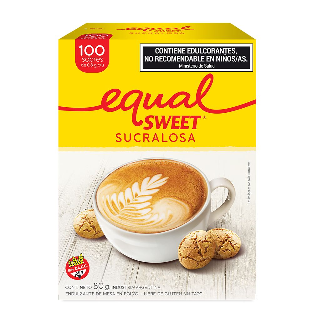Sucralosa Sobres Equalsweet 100 Un