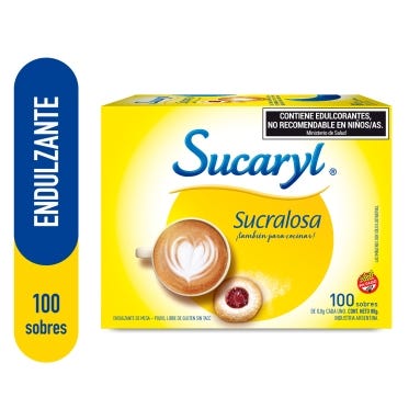 Sucralosa Sucaryl 100 Un