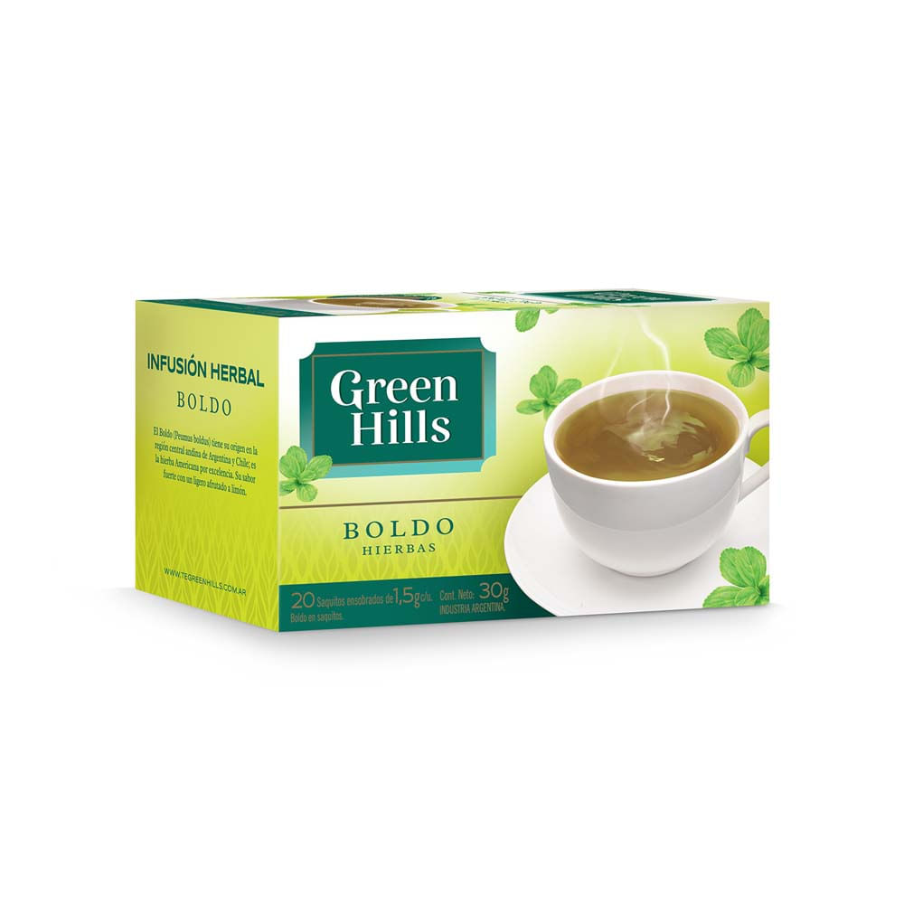 Te de Boldo Green Hills 20 Saq
