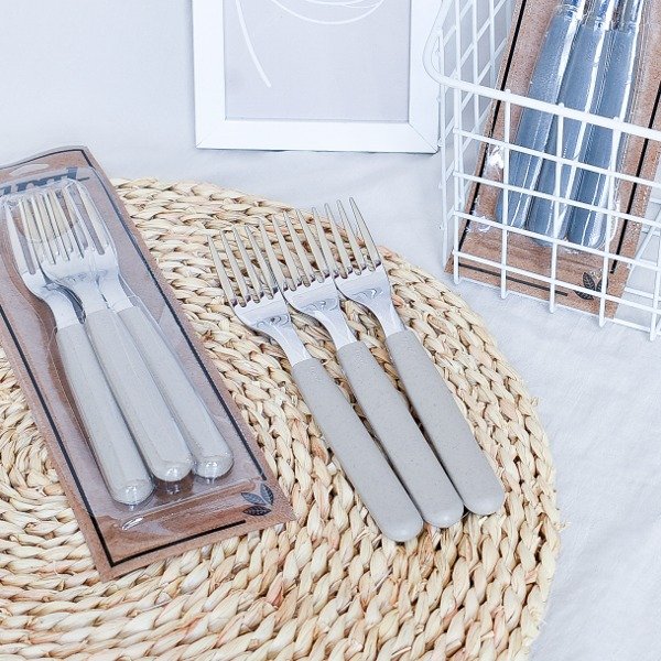 Tenedor Mesa 909 Blisterx3 Beige Carol 3 Un