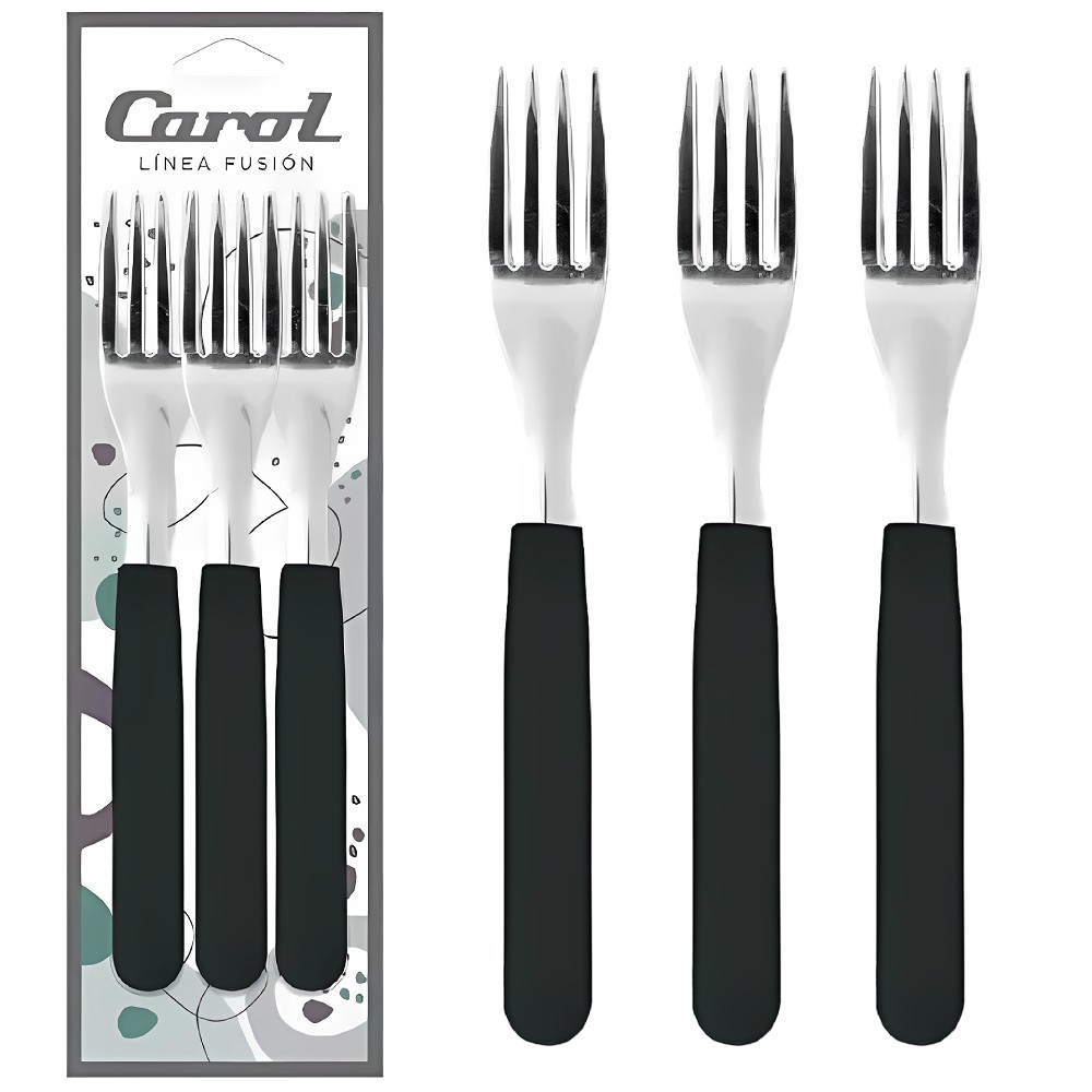 Tenedor Mesa 909 Blisterx3 Tiza Carol 3 Un