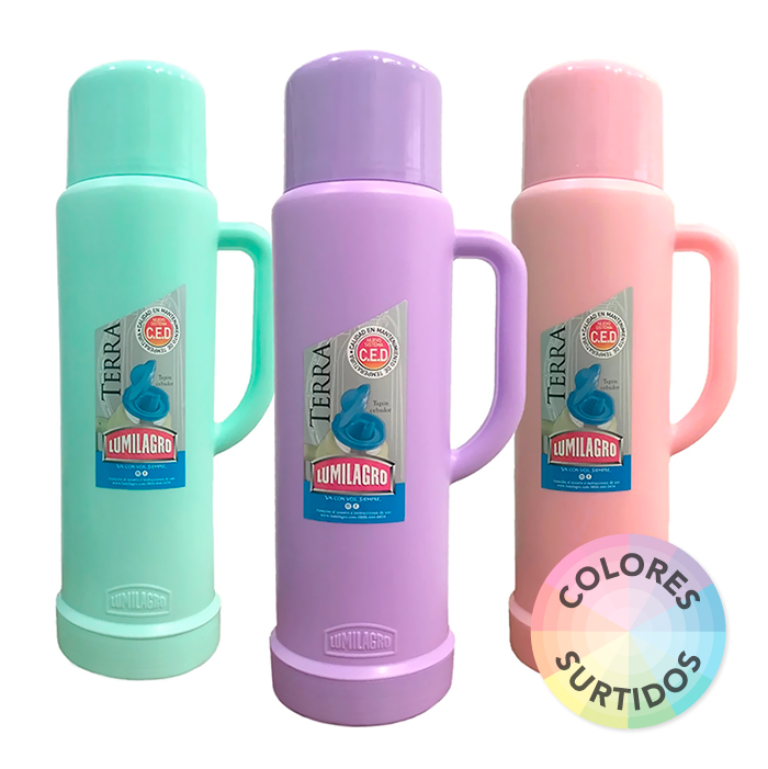 Termo Terra Pastel 1L Lumilagro 1 Un