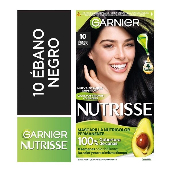 Tintura 10 Ebano Nvo.Kit Nutrisse Un