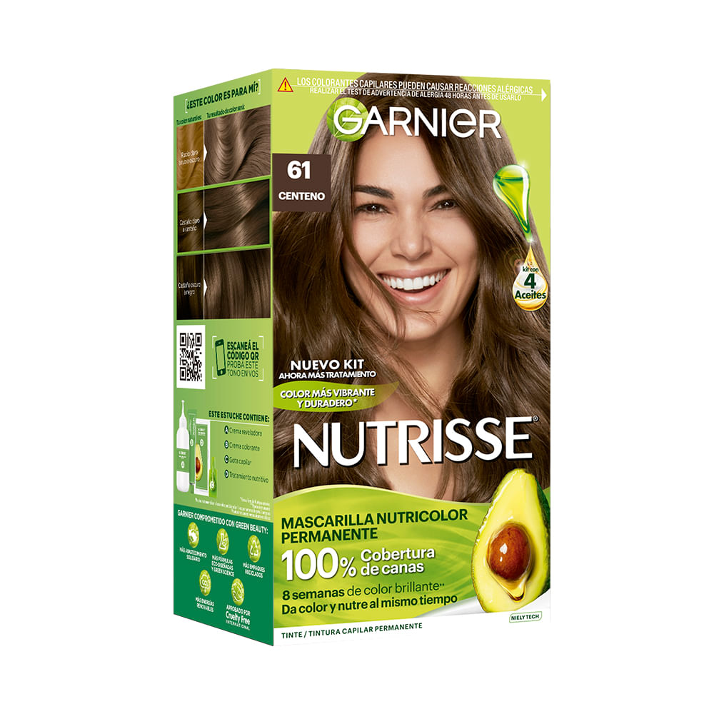 Tintura 61 Centeno Nvo.Kit Nutrisse Un