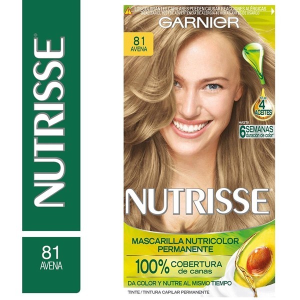 Tintura 81 Avena Nvo.Kit Nutrisse Un