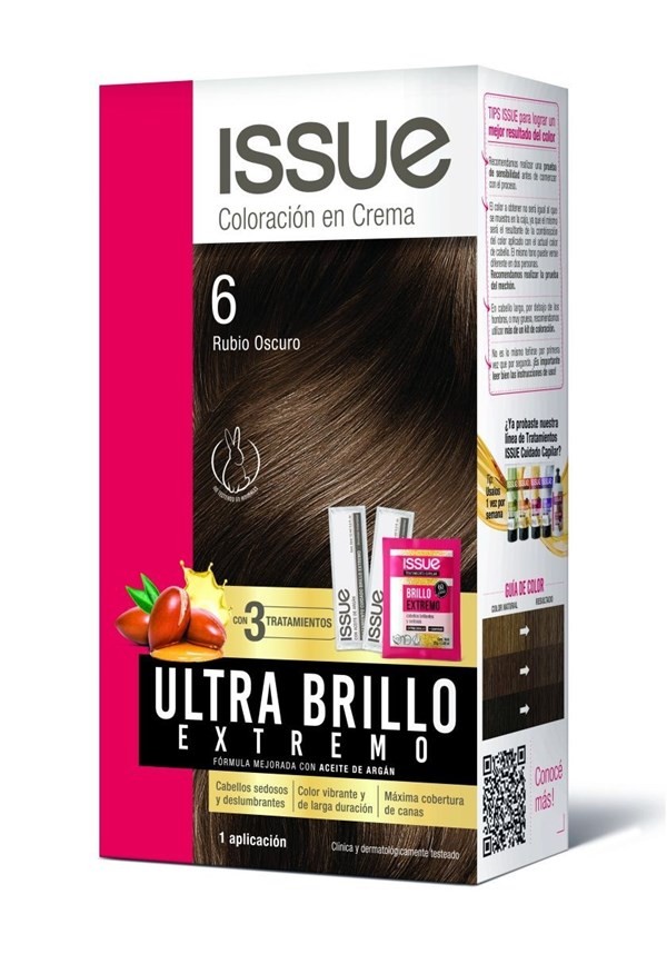 Tintura Ultra Brillo Extremo Kit Nº6 Issue Un
