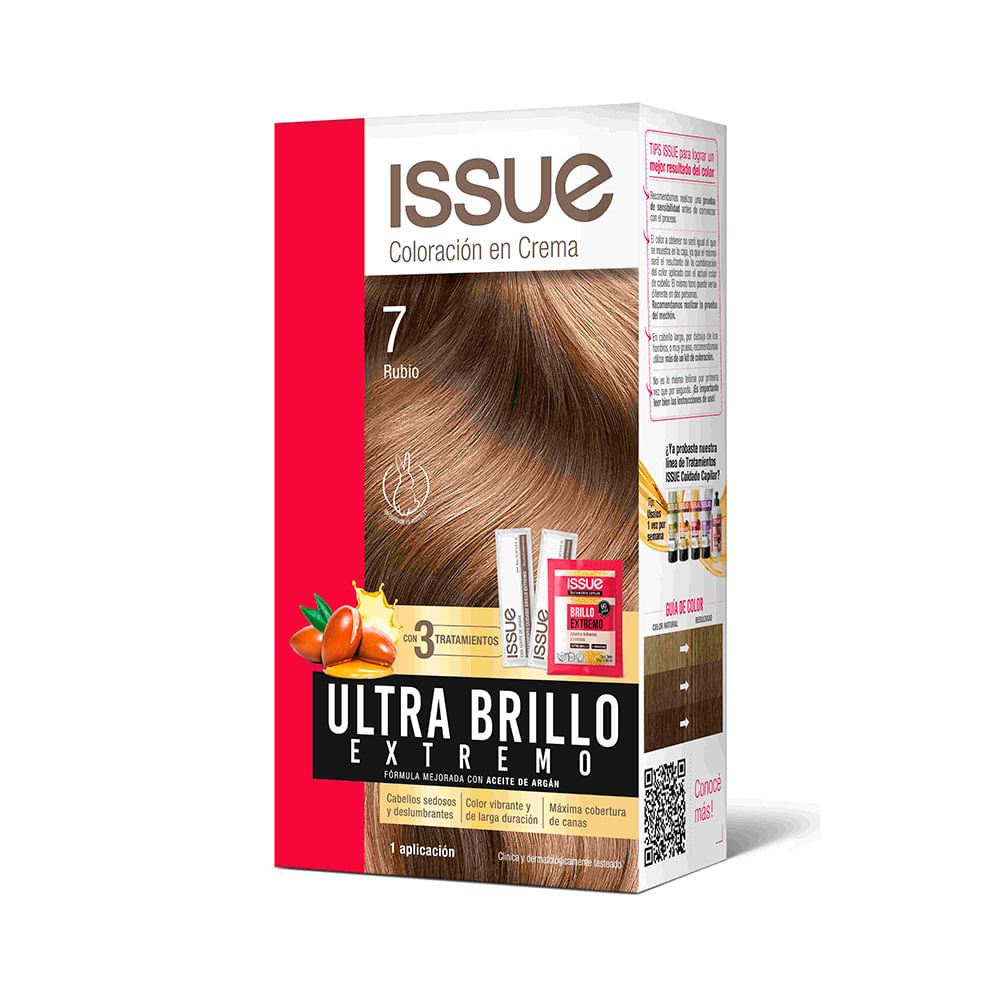 Tintura Ultra Brillo Extremo Kit Nº7.1 Issue Un