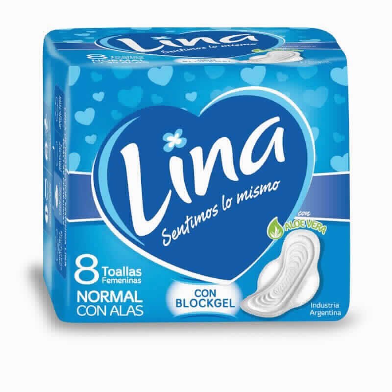 Toalla Fem. Esencial C/Alas Lina 8 Un