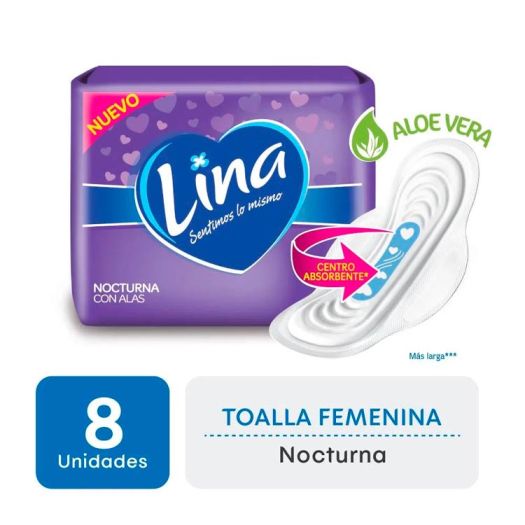 Toalla Fem. Nocturna C/Alas Lina 8 Un