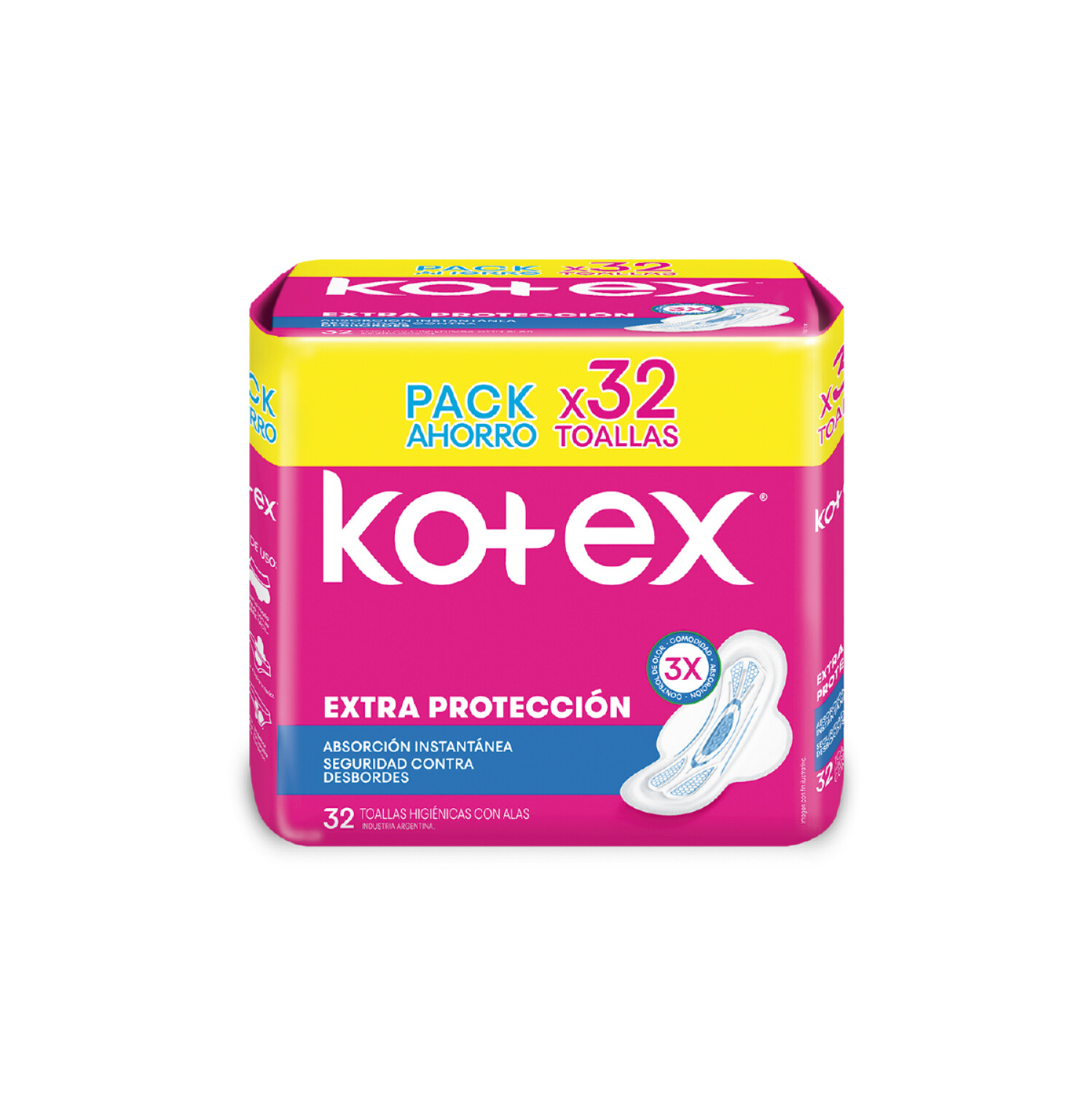 Toalla Fem. Normal C/Alas Kotex 32 Un
