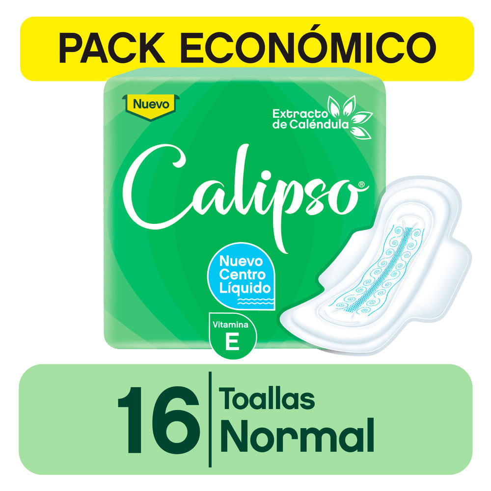 Toalla Fem. Normal C/Extracto de Calend Calipso 16 Un