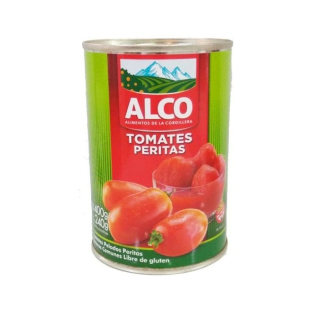 Tomate Perita Pelado Alco 400 Grs