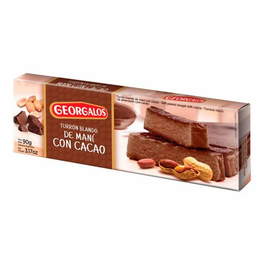 Turron Mani Soft (1358) Georgalos 90 Grs