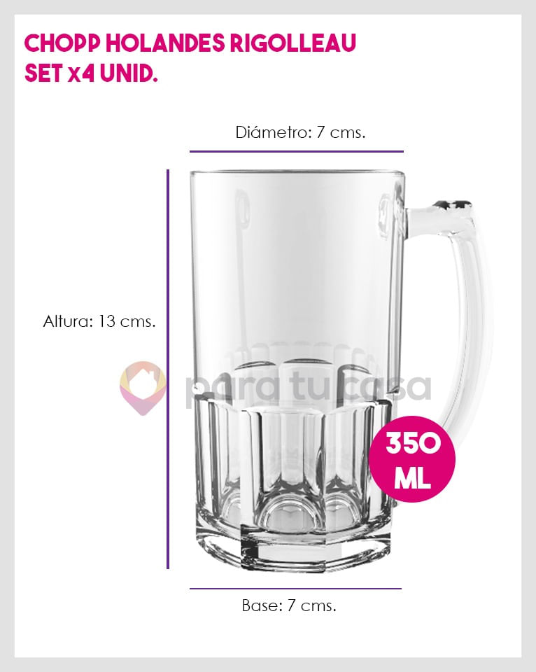 Vaso Tijuana 60ml Rigolleau 1 Un