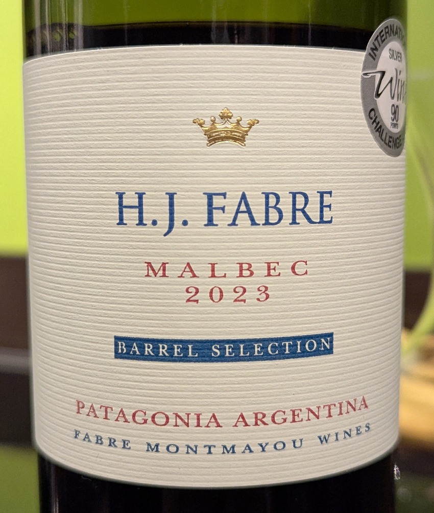 Vino Assemblage Malbec Merlot H. J. Fabre 750 cc
