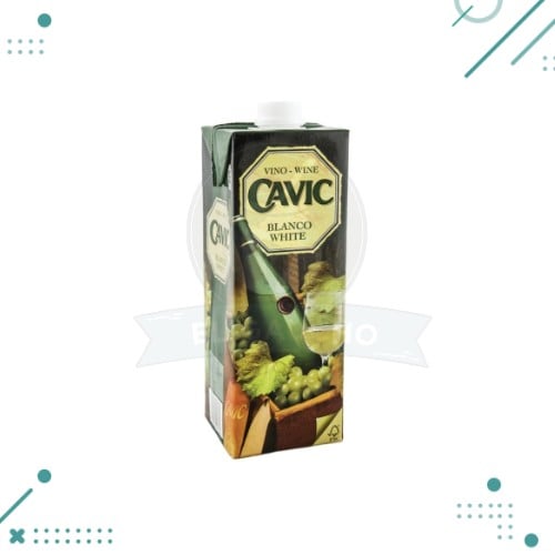 Vino Blanco Tetra Brik Cavic 1 Lts