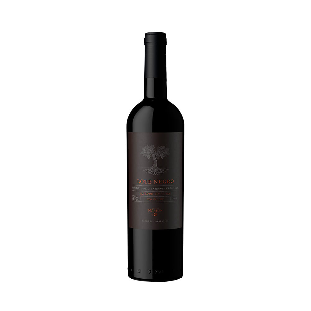 Vino Blend de Malbec y Cabernet Franc Lote Negro 750 ml