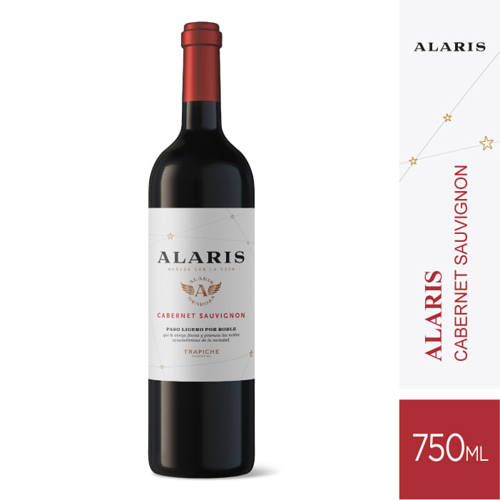 Vino Cabernet Sauvignon Alaris 750 ml