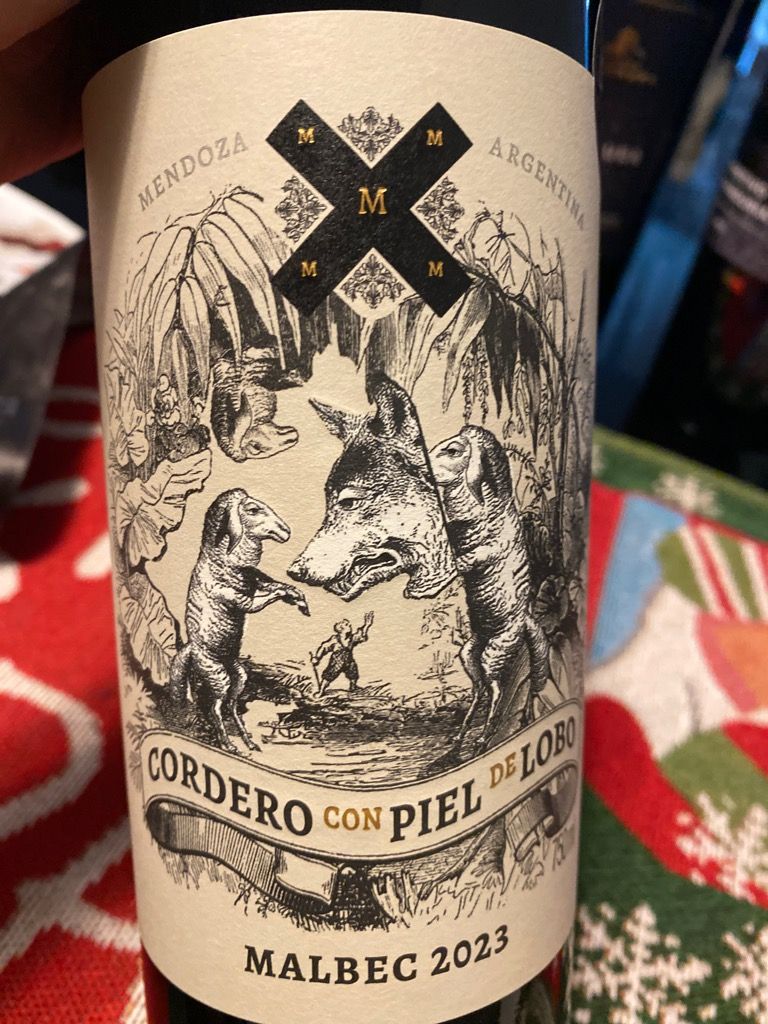 Vino Cabernet Sauvignon Cordero con Piel de Lobo 750 cc