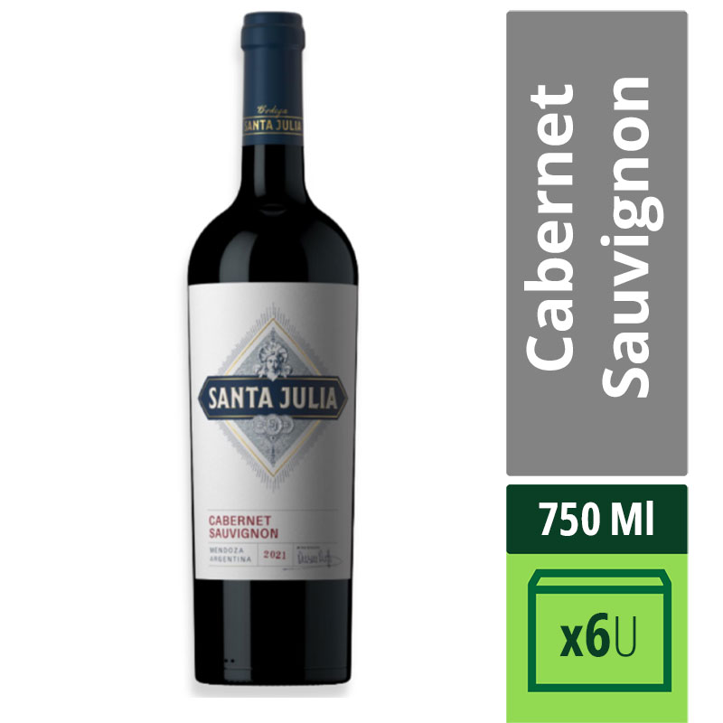 Vino Cabernet Sauvignon New Santa Julia 750 cc