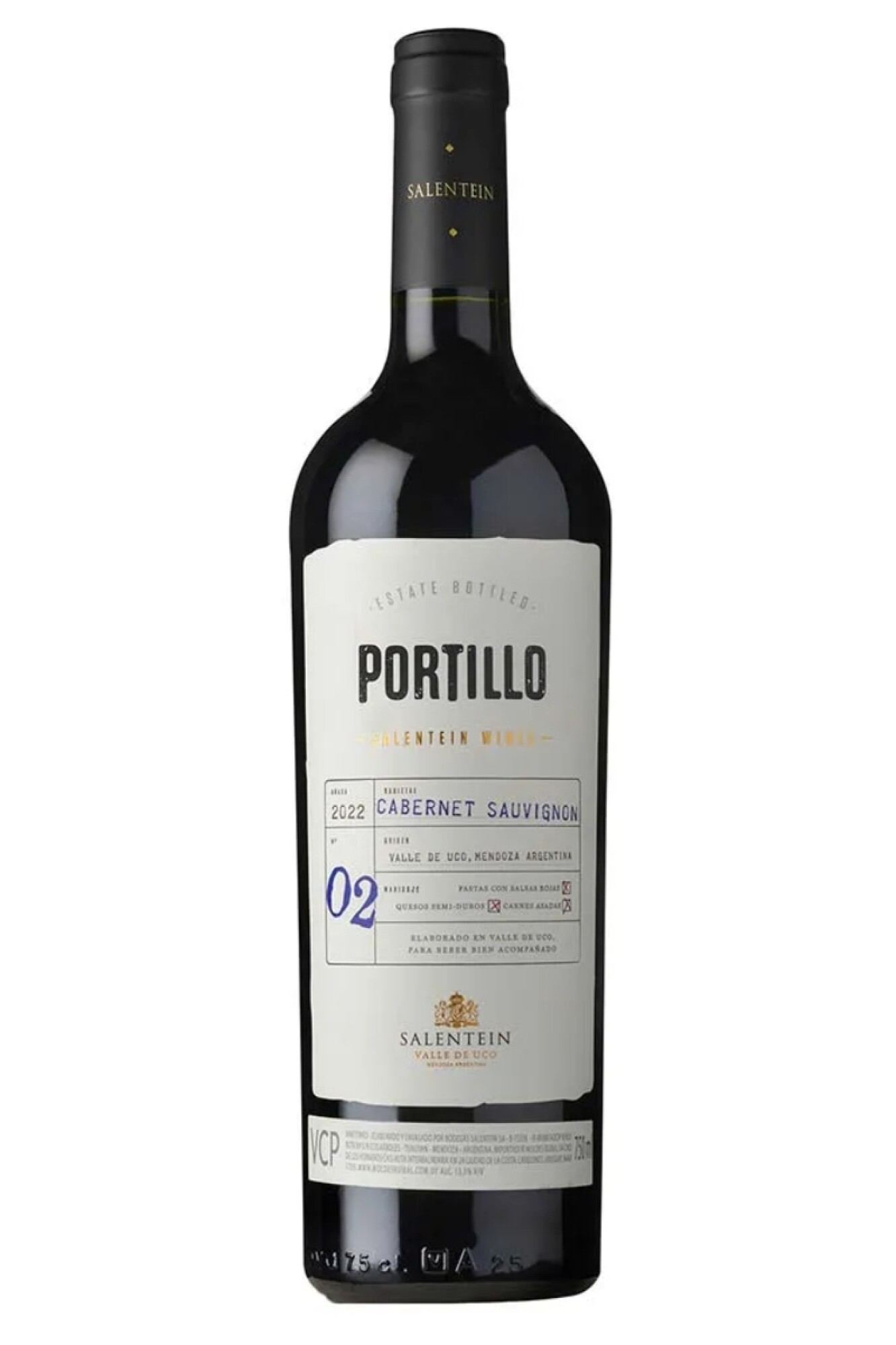 Vino Cabernet Sauvignon Nvo. Portillo 750 cc