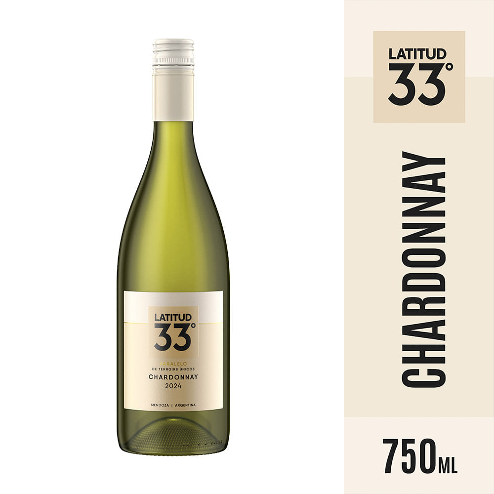 Vino Chardonay Latitud 33 Latitud 33º 750 cc