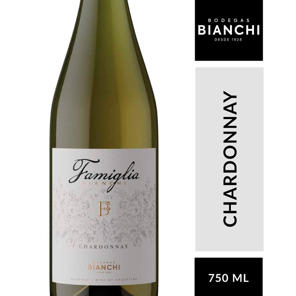 Vino Chardonay Nva.Etiqueta Famiglia 750 cc