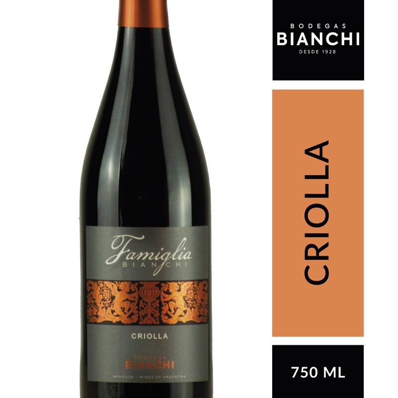 Vino Criolla Famiglia 750 cc