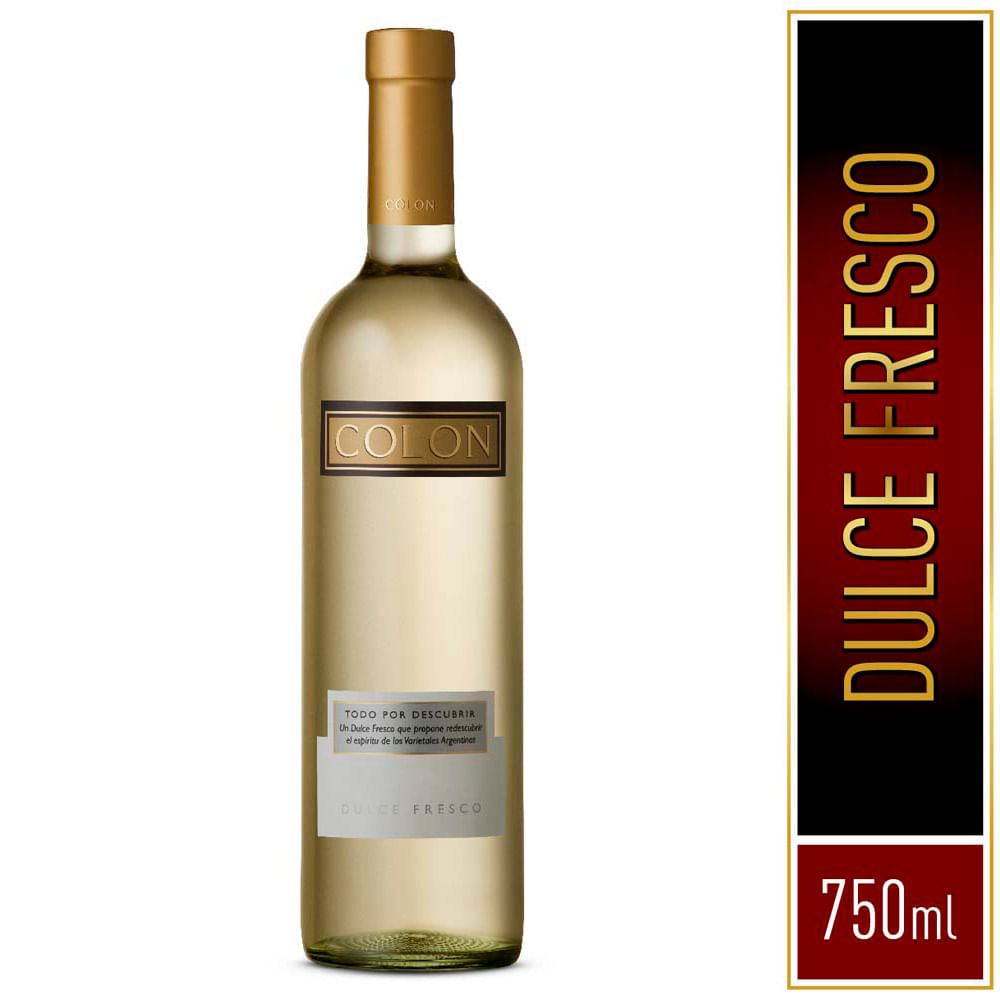 Vino Dulce Fresco Blanco Colon 750 cc
