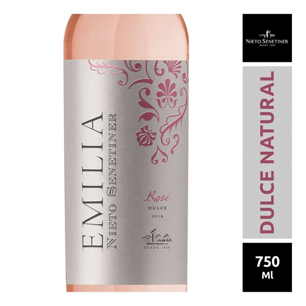 Vino Dulce Natural Malbec Rose Emilia 750 cc