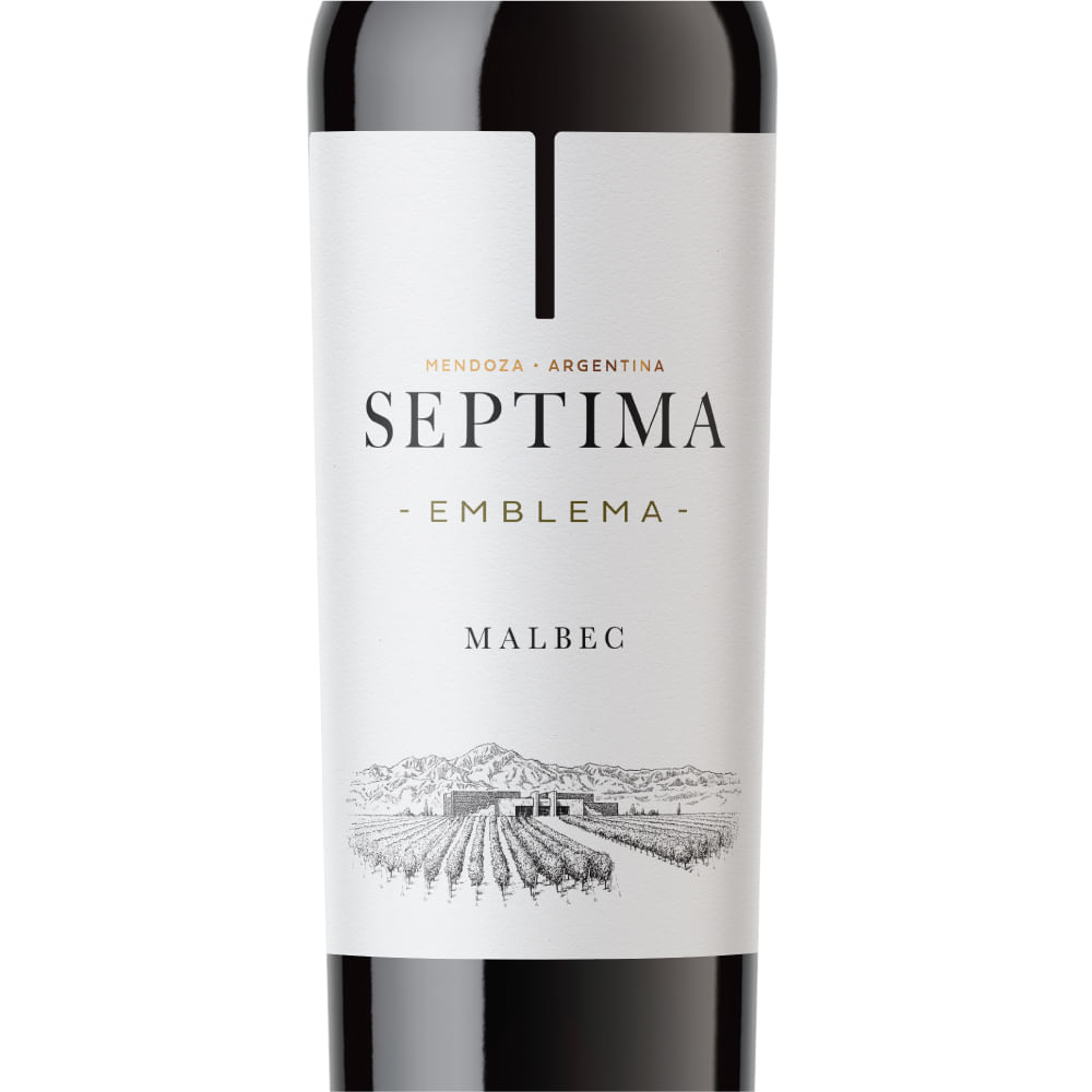 Vino Emblema Malbec Organico Septima 750 cc