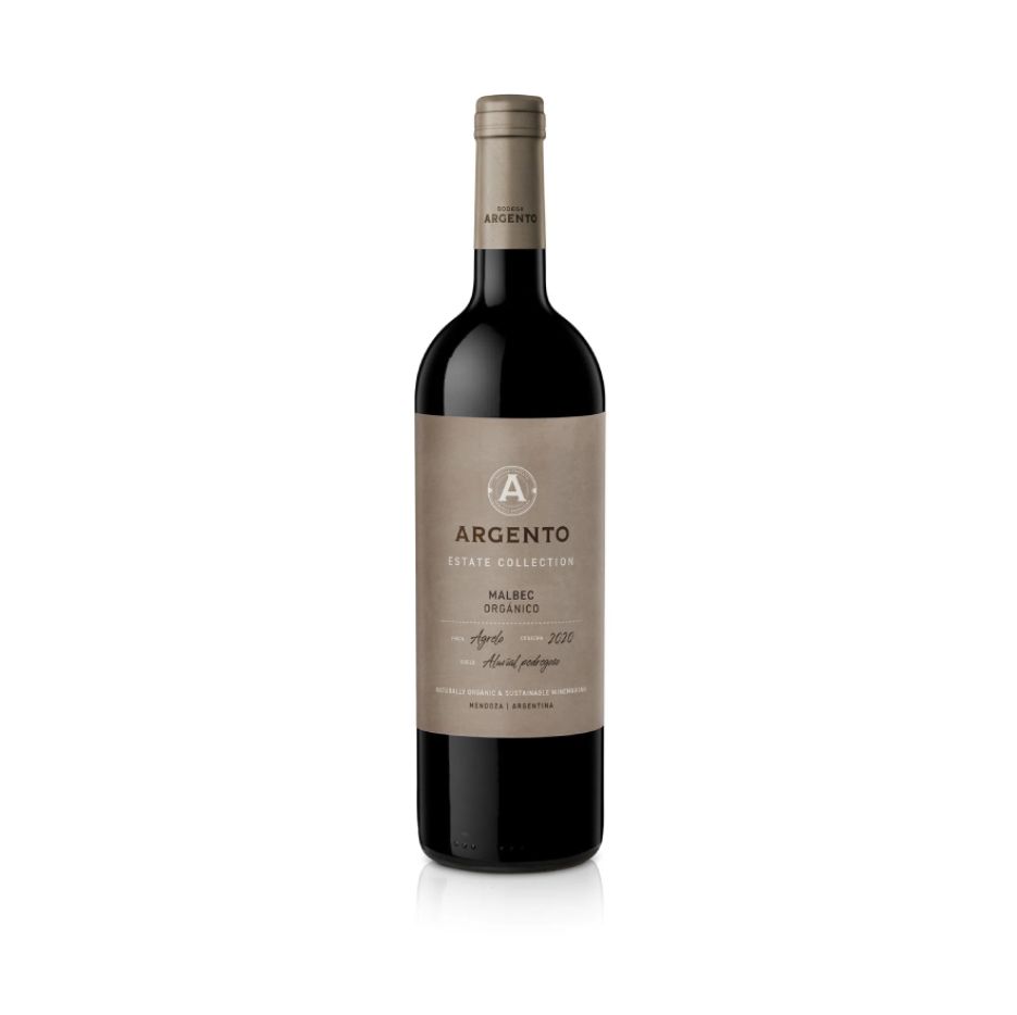 Vino Estate Collection Malbec Organico Argento 750 cc