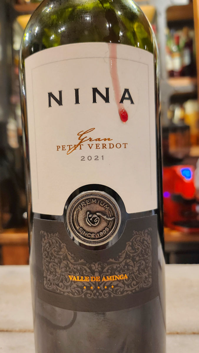 Vino Gran Petit Verdot Nina 750 cc