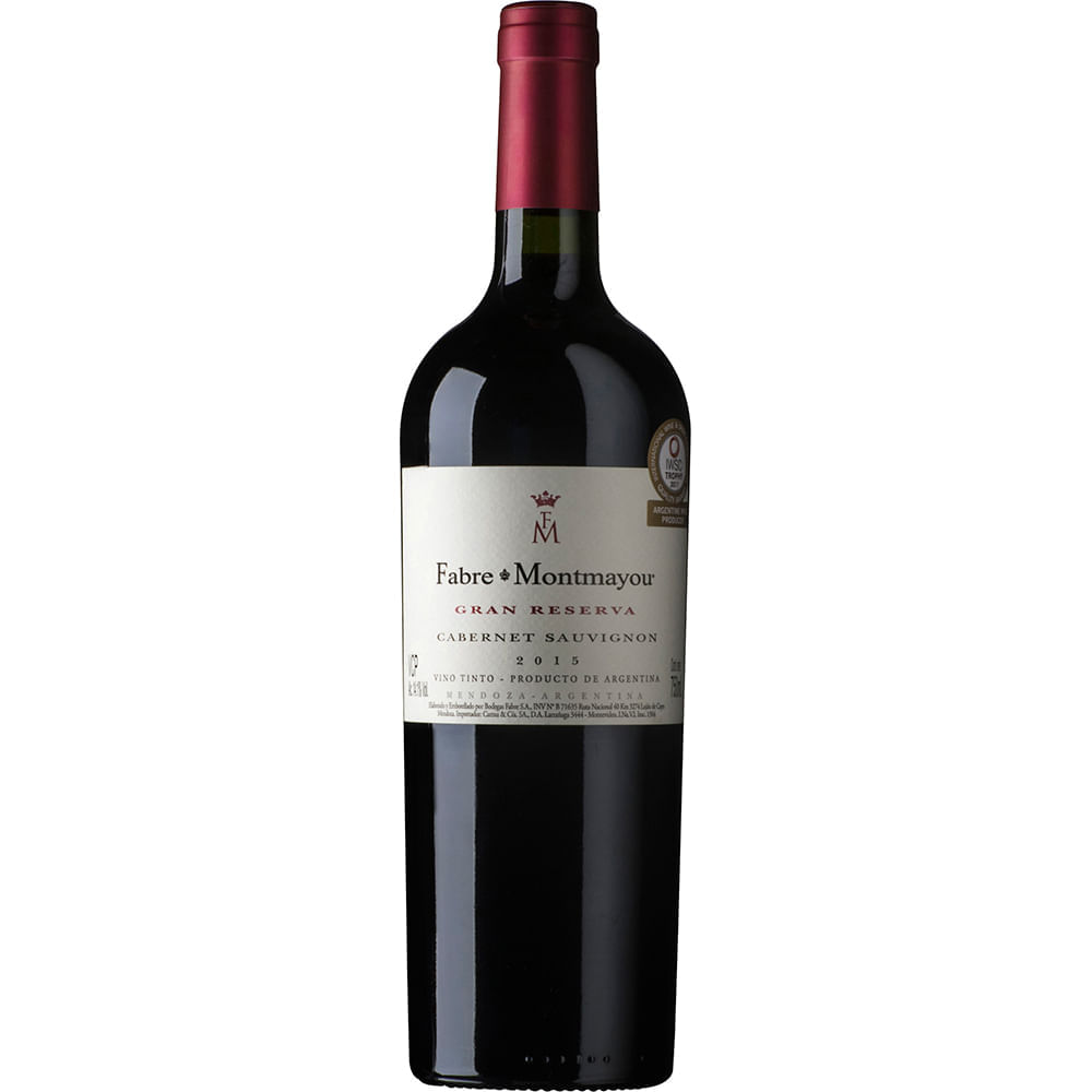 Vino Gran Reserva Cabernet Sauvignon Fabre Montmayour 750 cc