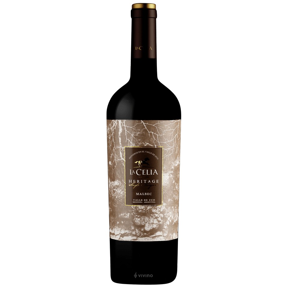 Vino Heritage Malbec La Celia 750 ml