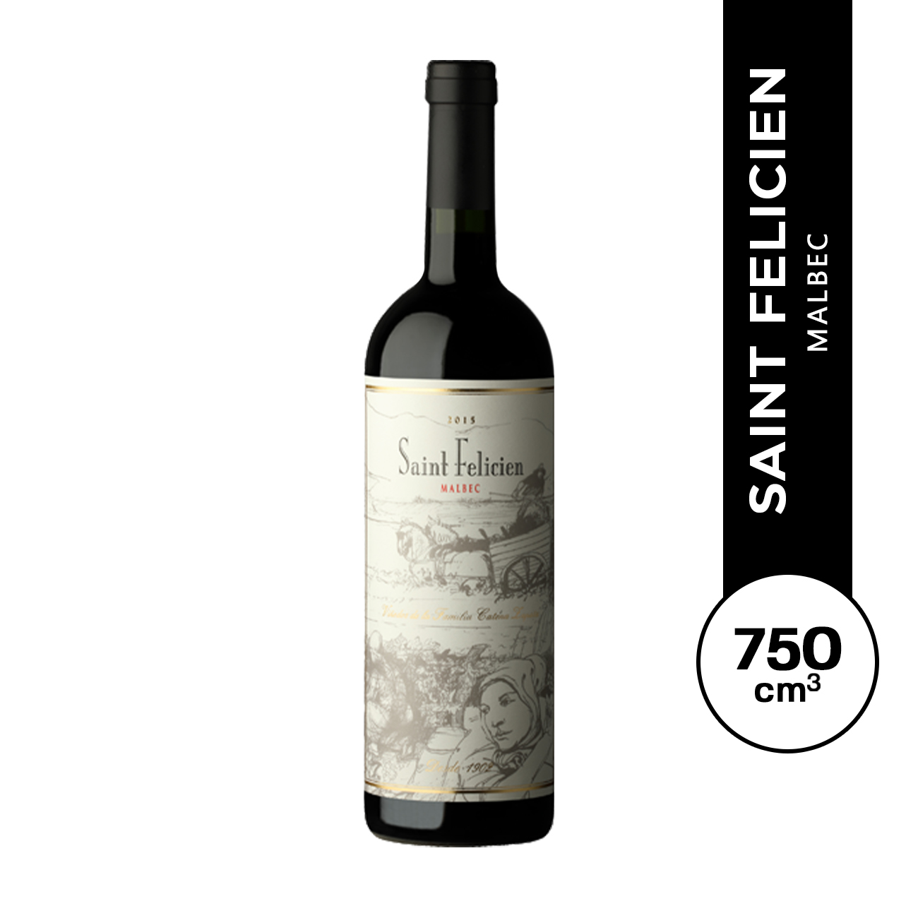 Vino Malbec-Malbec D.V Catena 750 cc