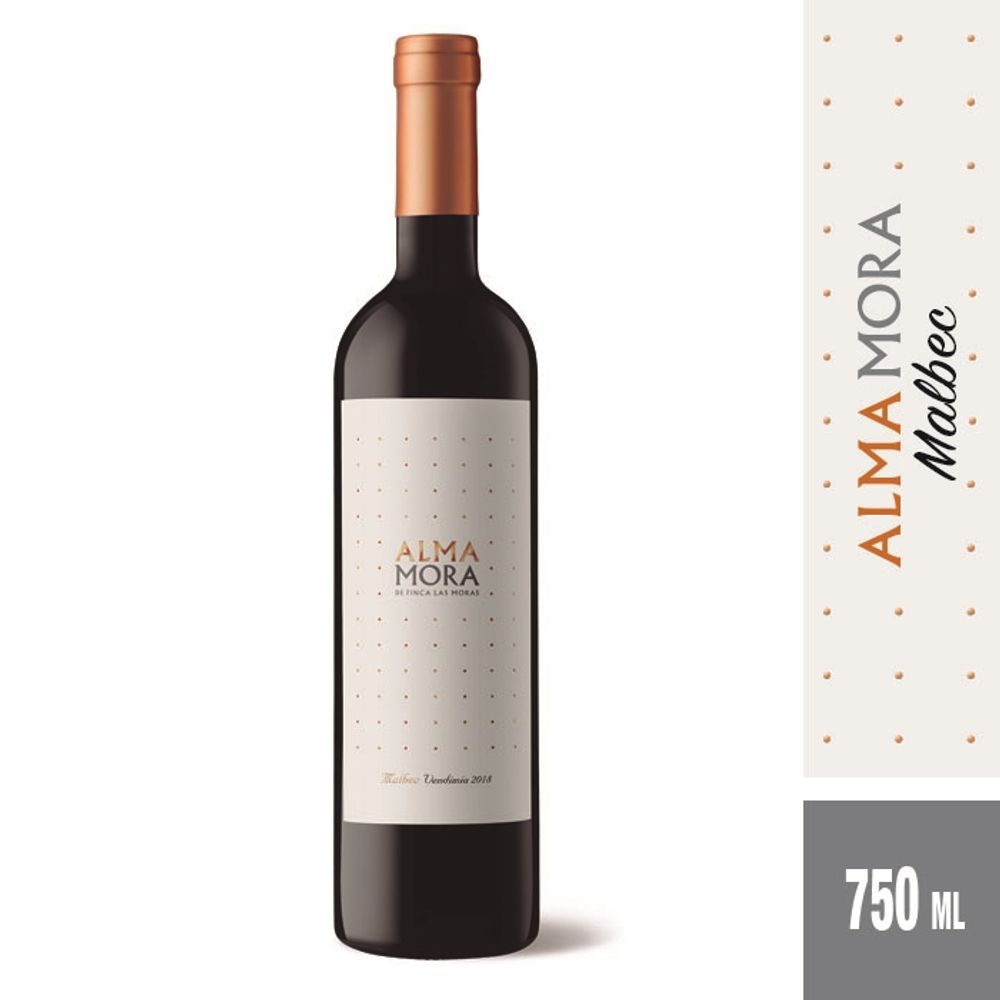 Vino Malbec Alma Mora 750 ml