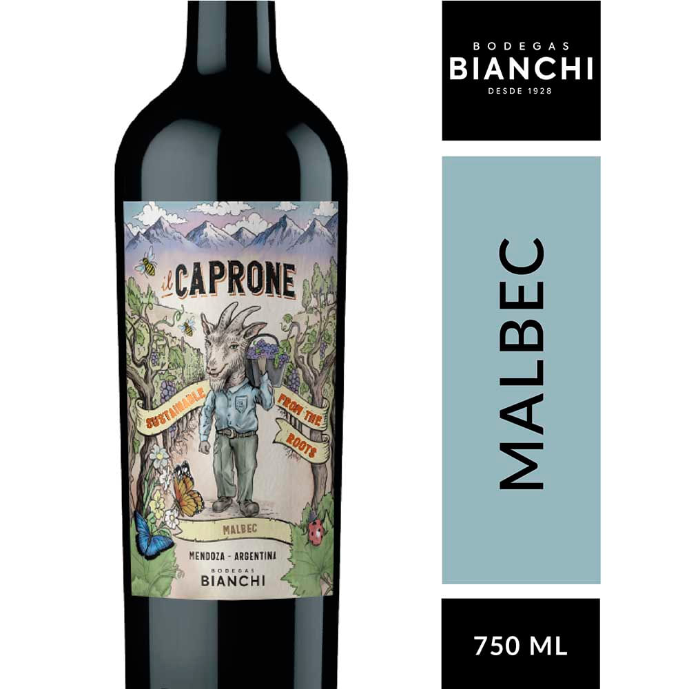 Vino Malbec Il Caprone 750 cc