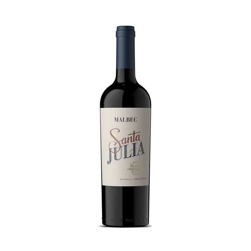 Vino Malbec Nva.Cosecha Santa Julia 750 cc