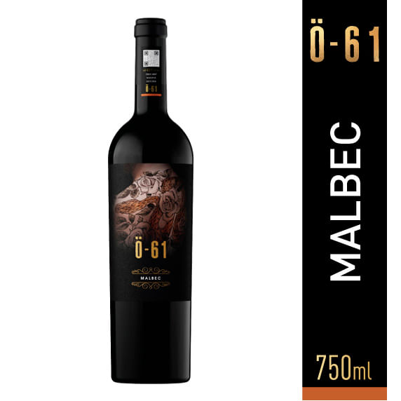 Vino Malbec O-61 750 ml